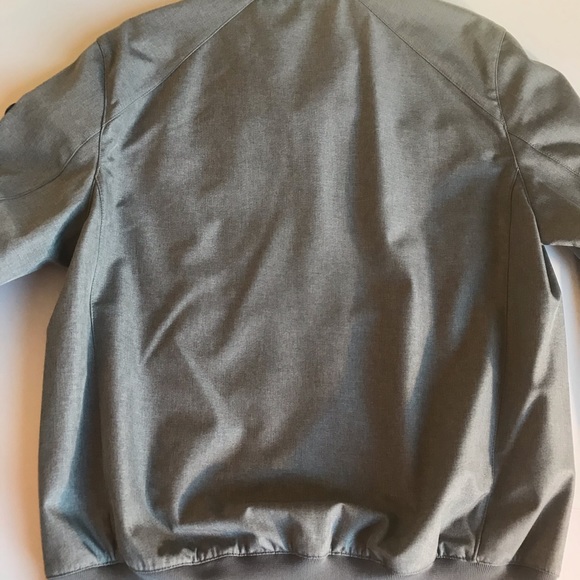 NWOT Men’s Gray Michael Kors Bomber Jacket - Picture 6 of 7